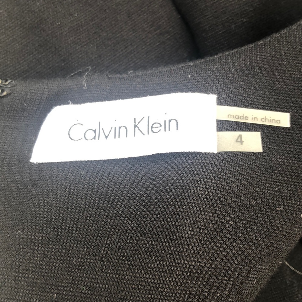 Calvin Klein black pleated dress size 4 - Picture 6 of 8